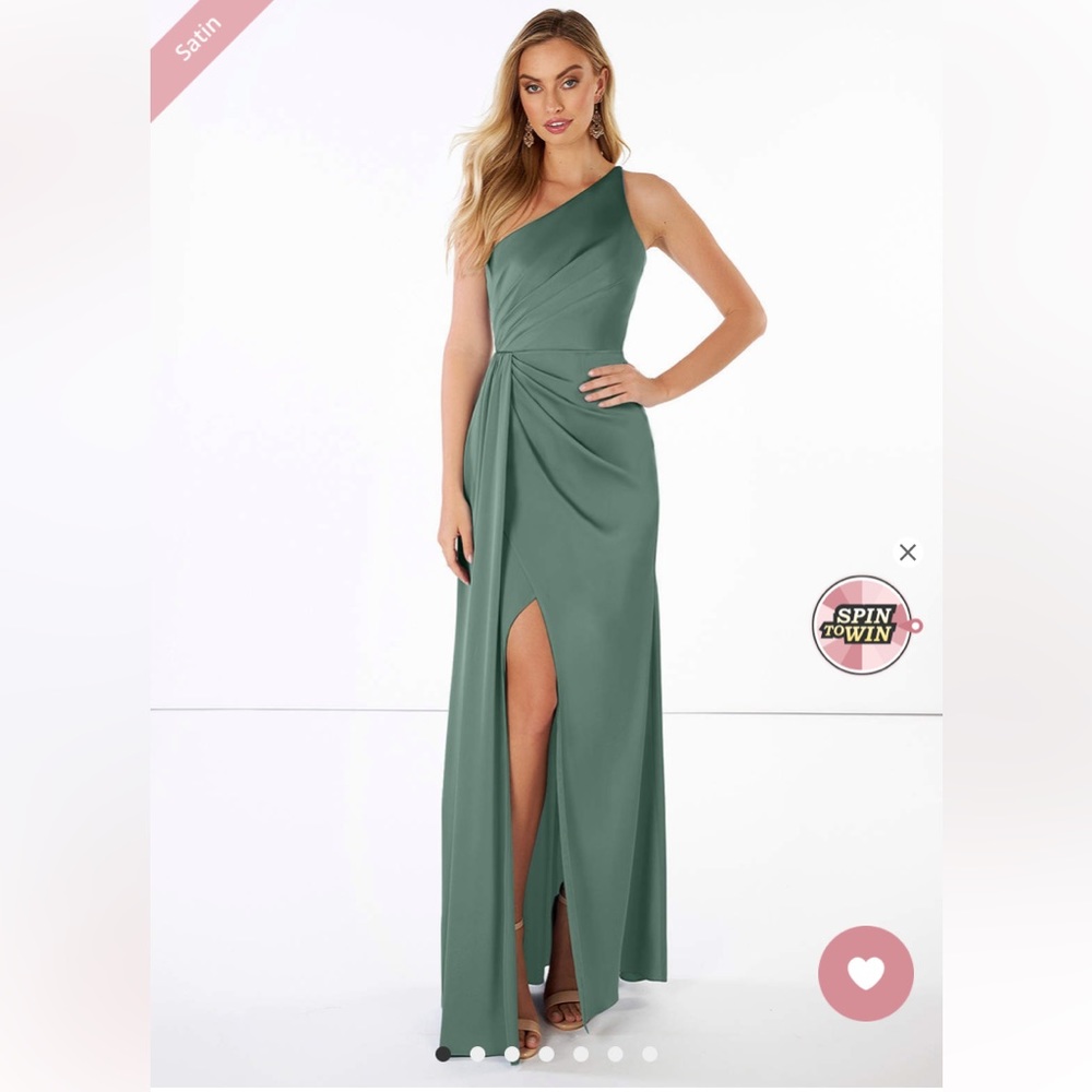 Azazie Eucalyptus Bridesmaid Dress